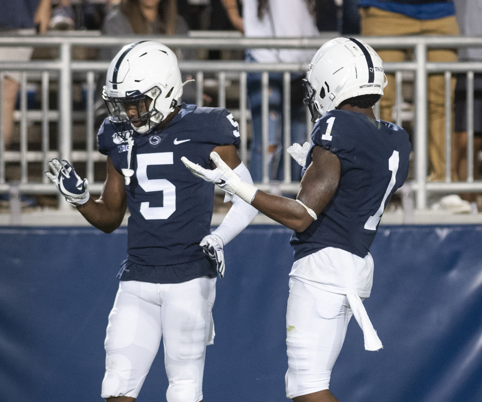 Buffalo, Dotson (5) and Hamler (1)